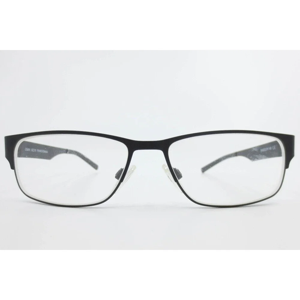 Randolph Osan Eyeglasses Matte Black Rectangular Metal Frame 53-15-140 Romania